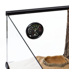 REPTI ZOO Reptile Terrarium Thermometer Hygrometer Dual Gauges Pet Rearing…