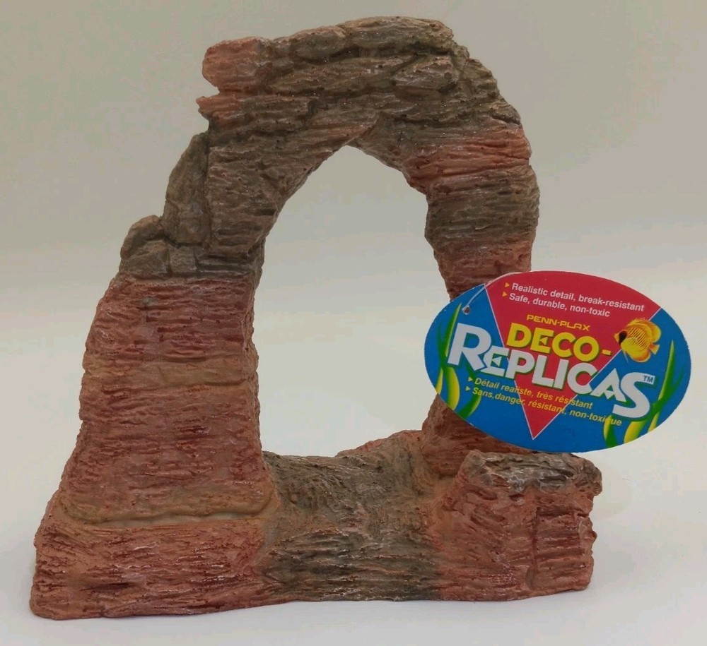 Penn-Plax Canyon Arch RR-450 Large Reptiles Hideout Aquarium Decor Fish Cave