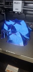Reptile hide 3d Printed Mountains choose any size you want and color!