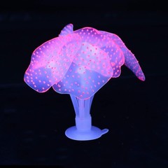 Glowing Fish Tank Decorations Plants, 4 pcs Glow Aquarium Decoration Plants K…