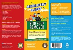 Absolutely Clean Amazing Bird Poop Remover – Just Spray/Wipe – Safely & Easil…