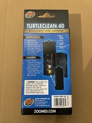 Zoo Med Turtle Clean 40 Replacement Filter Cartridge, New In Box, FREE SHIPPING