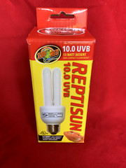 NEW Zoo Med ReptiSun 10.0 UVB Mini Compact Fluorescent Reptile Lamp (13H)