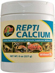 Reptile Calcium without Vitamin D3 8-Ounce