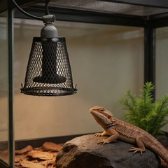 Reptile Mesh Heat Lamp Guard – Heating Lamp Shade Protector for Lizard Tortoise