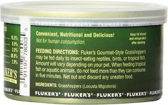 Fluker’s Gourmet Canned Food – Grass Hoppers 1.2 oz
