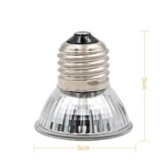 Reptile Lamp Pet Heat Lamp Bulb Turtle Basking Light Bulbs 75W UVA+UVB 3.0