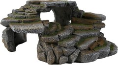 Reptology Shale Scape Step Ledge & Cave Hideout – Decorative Resin for Aquari…