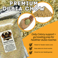 TC INSECTS Dubia Chow Premium Food for Dubia Roaches