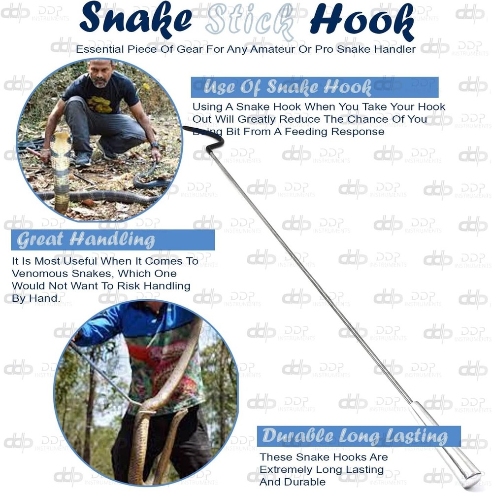 Snake Hooks All Metal Handle – 16″