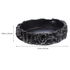 Reptile Bowl Wear-resistant Water Dish Decorative Water Bowl Reptile Accessory