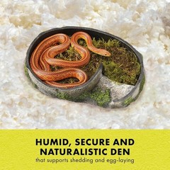 Large Rock Lair Hide: Aids Shedding, Retains Humidity, Natural