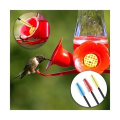 Prasacco 18 PCS Hummingbird Feeder Parts Cleaning Brushes Mini Nylon Cleaning…