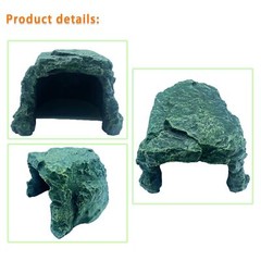 Reptile Rock Hideout CaveTortoise Hide CavesResin Hides ShelterReptile Green …