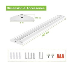 hykolity 4FT LED Wraparound Light with 3 Wattages/3 Lumens/3 CCT Selectable,5…