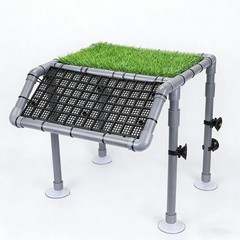 Extra Large Standing Turtle Basking Platform, 13.4″ Width Resting Area, DIY B…