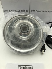 TetraFauna R08414 Deep Dome Lamp Fixture Black Reptile Terrarium Set of 2 -740-