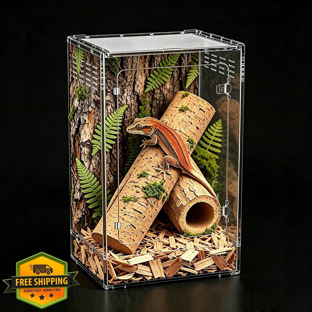 KAKOOTI 11 Gallon Tall Terrarium 12x12x18 Vertical
