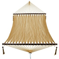 PNAEUT 2 Person Caribbean Rope Hammocks for Outside, 12ft Handwoven Polyester…