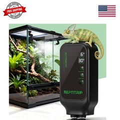 Automatic Reptile Misting System with Timer, 360° Adjustable Nozzles DIY Humi…