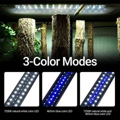 Dimming LED UVB Reptile Light, 24“ LED Reptile Light Bar with Brightness Adju…