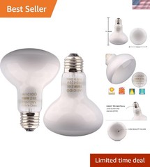Two Pack 100W Reptile Basking Lamp – Essential Heating for Turtle & Lizard Care