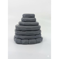 Naturalistic Stacked Stone Hide – Terrarium / Reptile Tank Decor