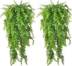 PINVNBY Reptile Plants Hanging Fake Vines Boston Climbing Terrarium Plant with S