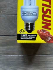 Zoo Med 13W Reptisun UVB Mini Compact Fluorescent Reptile Light Enclosure
