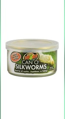 Zoo Med Can O’ Silkworms Reptile Wet Food- 1.2 oz (3 Packs)