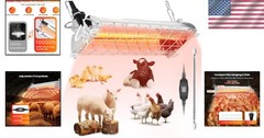 Durable 400W Carbon Fiber Heat Lamp for Chicken Coop