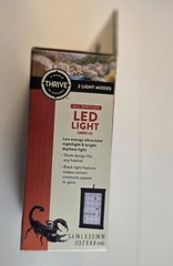 Glow Up! Thrive Reptile LED Light Dual Mode Day & Ultraviolet Blacklight New