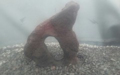 FISH TANK AQUARIUM STONE LAVA ROCK LIZARD REPTILE CLIMB HIDE HARDSCAPE AQUASCAPE
