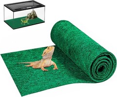 47″ X 24″ Large Reptile Carpet Terrarium Liner Bedding Reptile Substrate Mat Tan