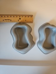 Zilla Feeding Dish Reptiles Amphibians Etc. Small Plastic Gray (2)