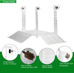 Aquarium Turtle Basking Platform 11.81 Inch Acrylic Ideal for Feeding Resting