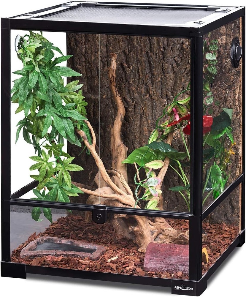 REPTI ZOO Knock Down Reptile Terrarium 18″ x 18″ x 24″ Model RK0110