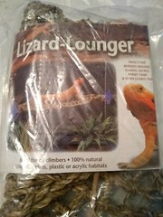 Penn Plax Lizard Lounger Rope Hammock Bed Bearded Dragon Guano Gecko Crabs NEW