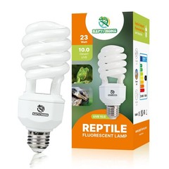 UVA UVB Reptile Light 23W 10.0,Desert Terrarium Compact Fluorescent Lamp, Bulb