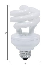 Zilla Canopy UVB UVA Bulb for Reptiles Amphibians Low Intensity 3875 in