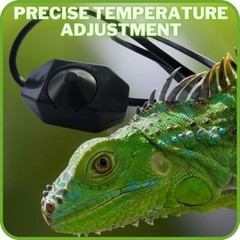 Reptile Vivarium PVC Heat Mats Heating with Temperature Adjustment – 4 Sizes