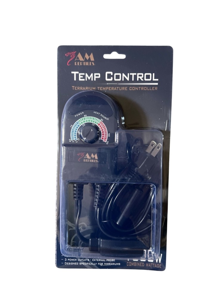 Reptile Terrarium Temperature Controller 1000W – External Probe