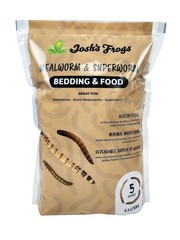 5 Quarts Wheat Bran Bedding Food Source For Mealworms Superworms