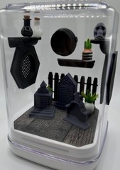 3D Printed Accessories for Graveyard Jumping Spider Enclosure