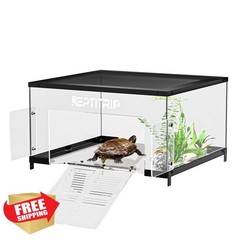 REPTITRIP Turtle Basking Platform Fit 18-19 Inchs Wide