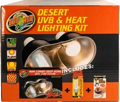 Compact Dual Kit with UVB & Heat Lighting for Tropical Reptiles, 13W