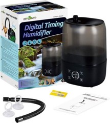 REPTI ZOO 4L Reptile Fogger Mister Tank, Terrariums Digital Tank Timing Black