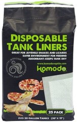 Reptile, Komodo Repti-Pads Disposable Tank Liners 12 x 30 Inch (25 count)