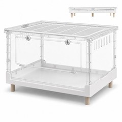 Reptile Terrarium Gecko Spider Vivarium Enclosure Large Flat