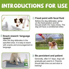 Dog Potty Spray Set, Potty Training Spray for Dogs, Cat Litter Here Training …